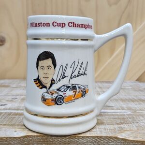 Vintage | 1992 Alan Kulwicki NASCAR Winston Cup Champion Ceramic Mug Stein